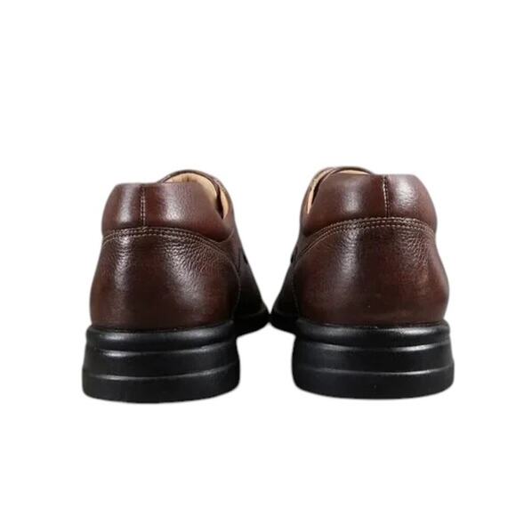 Johnston & Murphy Shoes Mens 10 Oxford Derby Casual Dress Leather Comfort Brown main image 6